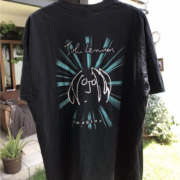 John Lennon imagine lyric tee. (Tour tee) - Picture 2 of 3